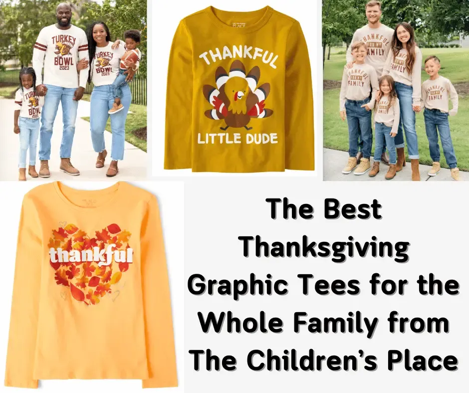 The Best Thanksgiving Graphic Tees for the Whole Family from The Children’s Place